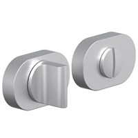 Фиксатор на овальной розетке System R016W6 CBM БрашМатХром sp2510BR_048-0051