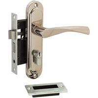 Замок цилиндровый 0823/60-C NI Никель (фикс., с ручкой, 5 ключей) sp2510BR_044-0027