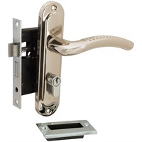 Замок цилиндровый 0827/60-C NI Никель (фикс., с ручкой, 5 ключей) sp2510BR_044-0024