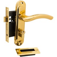 Замок цилиндровый 0827/60-C G Золото (фикс., с ручкой, 5 ключей) sp2510BR_044-0023