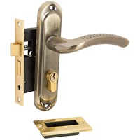 Замок цилиндровый 0827/60-C AB Бронза (фикс., с ручкой, 5 ключей) sp2510BR_044-0022