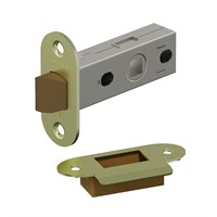 Защелка пластиковый язычок Bravo P-1R SG МатЗолото sp2510BR_045-0144