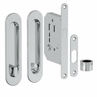 Замок Купе Bravo SL-2 C Хром (фикс., с ручкой) sp2510BR_041-0022