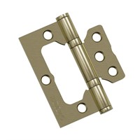 Петля без врезки стальная Bravo F-4-2BB 75*64*2,5 AB Бронза (универс.) sp2510BR_163-0016