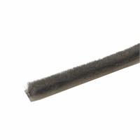 Уплотнитель щеточный самоклеющийся 4Р Тёмно-серый 7*6 sp2510BR_019-0186