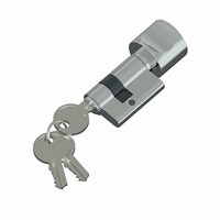 Цилиндр ключ/фиксатор Bravo СT BF-43-17/26 C Хром (Латунь, 3 ключа) sp2510BR_012-0323