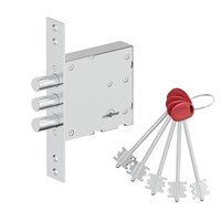 Замок сувальдный Galeon 817 Chrome (4 класс, 5 ключей 73 мм) sp2510BR_151-0486