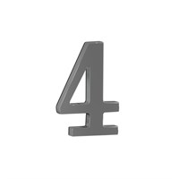 Цифра самоклеющаяся DN-01-4-Z CR Хром (ЦАМ) sp2510BR_049-0106