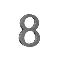 Цифра самоклеющаяся DN-01-8-Z CR Хром (ЦАМ) sp2510BR_049-0110