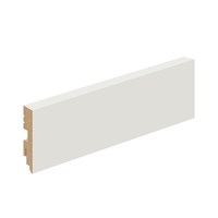Плинтус напольный ЭМА White Matt МДФ Тип-0 2050*70*16 sp2510BR_156-0030