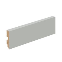 Плинтус напольный ЭМА Grey Matt МДФ Тип-0 2050*70*16 sp2510BR_156-0029