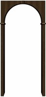 Aрка ПВХ Браво Dark Barnwood 230*70-150*40 sp2510BR_016-0521