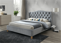 Кровать Signal ASPEN Velvet (серый) 160/200 ms2601SIGHAL_ASPENV160SZD