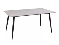 Стол обеденный Signal RION 130 (серый лак/черный) ms2601SIGHAL_RIONSZC130