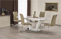 Стол обеденный Halmar VISION, раскладной (белый) ms2601SIGHAL_V-CH-VISION-ST