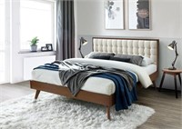 Кровать Halmar SOLOMO (бежевый/орех) 160/200 ms2601SIGHAL_V-CH-SOLOMO-LOZ