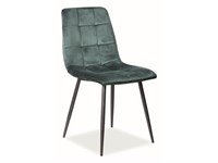 Стул кухонный SIGNAL MILA VELVET (зеленый/черный мат) ms2601SIGHAL_MILAVCZ
