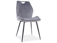 Стул кухонный Signal ARCO VELVET (серый/черный) ms2601SIGHAL_ARCOVCSZ