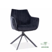 Стул кухонный Signal AZALIA VELVET (черный/черный) ms2601SIGHAL_AZALIAVCC
