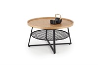 Стол журнальный Halmar FLORENCE (дуб натуральный/черный) ms2601SIGHAL_V-CH-FLORENCE-LAW