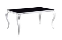 Стол обеденный Signal PRINCE (черный/хром) ms2601SIGHAL_PRINCECZCH150