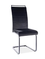Стул кухонный Signal H441 Velvet Tap. 117 (черный/черный мат) ms2601SIGHAL_H441VCC