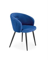 Стул кухонный Halmar K430 (темно-синий/черный) ms2601SIGHAL_V-CH-K/430-KR-GRANATOWY