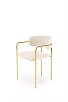 Стул кухонный Halmar K537 (кремовый/золотой) ms2601SIGHAL_V-CH-K/537-KR-KREMOWY