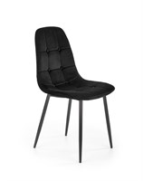 Стул кухонный Halmar K417 (черный/черный) ms2601SIGHAL_V-CH-K/417-KR-CZARNY