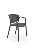 Стул кухонный Halmar K491 (черный) ms2601SIGHAL_V-CH-K/491-KR-CZARNY