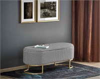 Скамья Halmar HARMONY (черный/белый/золотой) ms2601SIGHAL_V-CH-HARMONY-LAWKA