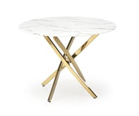 Стол обеденный Halmar RAYMOND 2 (белый мрамор/золотой) ms2601SIGHAL_V-CH-RAYMOND_2-ST-BIALY_ZLOTY
