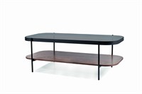 Стол журнальный Signal PRIMA A (орех/черный мат) ms2601SIGHAL_PRIMAABUORC