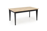 Стол обеденный Halmar EDMONDO 160 раскладной (дуб/черный) ms2601SIGHAL_V-PL-EDMONDO-ST-CZARNY