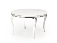 Стол обеденный Halmar REGINALD 120 (белый мрамор/серебряный) ms2601SIGHAL_V-CH-REGINALD-ST