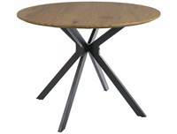 Стол обеденный Signal ASTER 100 (дуб/черный мат) ms2601SIGHAL_ASTERDC100