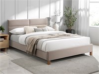 Кровать Signal SIERRA Velvet Bluvel 28 (бежевый/дуб) 140/200 ms2601SIGHAL_SIERRAV140BED