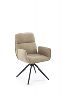 Стул кухонный Halmar K574 поворотный (темно-бежевый/черный) ms2601SIGHAL_V-CH-K/574-KR-C.BEZOWY