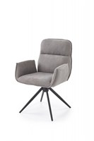 Стул кухонный Halmar K574 поворотный (серый/черный) ms2601SIGHAL_V-CH-K/574-KR-POPIEL