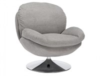 Кресло SIGNAL BRIGITTE Brego 07 серый/хром ms2601SIGHAL_BRIGITTEBRSZ07