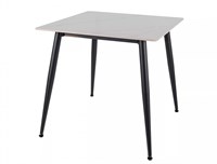 Стол обеденный Signal RION 80 (белый лак/черный) ms2601SIGHAL_RIONBC80