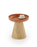 Стол журнальный Halmar GINA (корица/натуральный) ms2601SIGHAL_V-CH-GINA-LAW-CYNAMONOWY