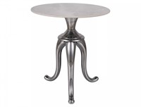 Стол журнальный Signal SNAKE (белый/серебряный) ms2601SIGHAL_SNAKEC