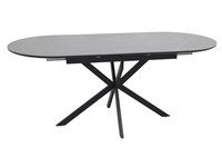 Стол обеденный Signal GASTON Ceramic 140 (серый/черный) ms2601SIGHAL_GASTONSZC140