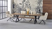 Стол обеденный Halmar BARON 200 (орех/черный) ms2601SIGHAL_V-CH-BARON-ST