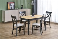 Стол обеденный Halmar BARRIL 130 (дуб артизан/черный) ms2601SIGHAL_V-PL-BARRIL-ST