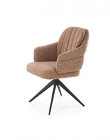 Стул кухонный Halmar K570 поворотный (корица/черный) ms2601SIGHAL_V-CH-K/570-KR-CYNAMONOWY