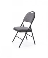 Стул складной Halmar K566 (черный/серый) ms2601SIGHAL_V-CH-K/566-KR-CZARNY/POPIEL