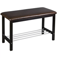 Банкетка Фабио венге/экокожа коричневый 4607130882238-msMBLK