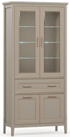 Шкаф-витрина с подсветкой Классик/Classic REG2W2D1S  Глиняный серый, Глиняный серый msk26brw_11637282